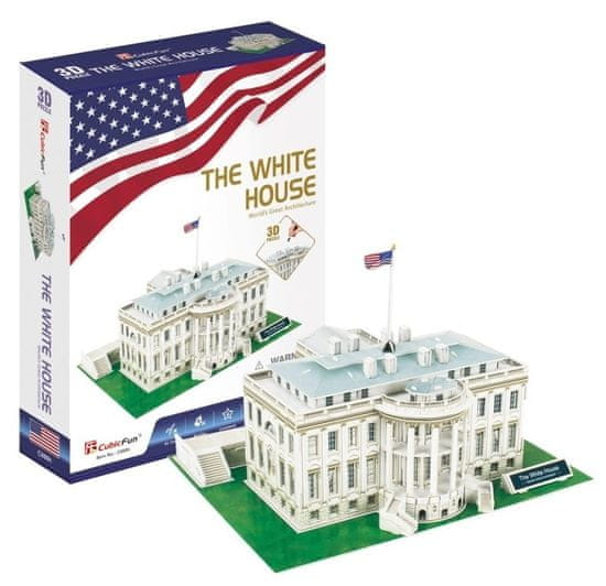 CubicFun 3D puzzle Bílý dům 64 dílků