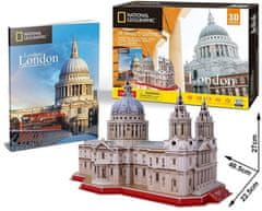 CubicFun 3D puzzle National Geographic: Katedrála svatého Pavla 107 dílků