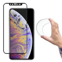 WOZINSKY Wozinsky ohebné ochranné sklo pro Apple iPhone 11/iPhone XR - Černá