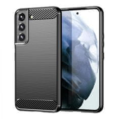 MG Carbon Case Flexible silikonový kryt na Samsung Galaxy S22 Plus, černý