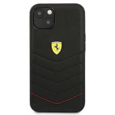 Ferrari FEHCP13MRQUK hard silikonové pouzdro iPhone 13 6.1" black Off Track Quilted