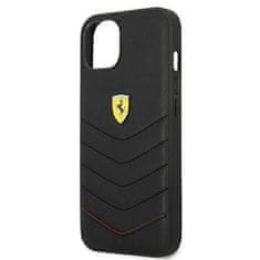 Ferrari FEHCP13MRQUK hard silikonové pouzdro iPhone 13 6.1" black Off Track Quilted