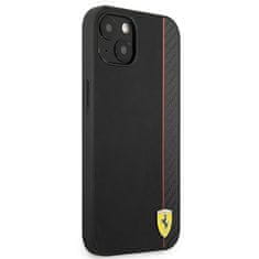 Ferrari FESAXHCP13SBK hard silikonové pouzdro iPhone 13 Mini 5.4" black On Track Carbon Stripe