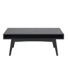 Design Scandinavia Konferenční stolek Maryt, 130 cm, černá