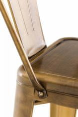 BHM Germany Barová židle Gilet, zlatá