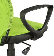 Bruxxi Dětská kancelářská židle Kika, síťovina, zelená