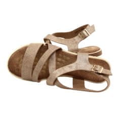 Dámské zlaté sandály 20SD14-2064 velikost 41