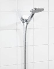 Wenko Plastový držák na ruční sprchu, OSMIO věšák s nastavitelným úhlem -