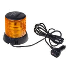 CARCLEVER LED maják, oranžový, 10-30V, ECE R65, magnet (WB203A-M)