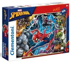 Clementoni Puzzle Spiderman: Připraveni k boji MAXI 104 dílků