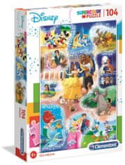 Clementoni Puzzle Kouzelný svět Disney 104 dílků