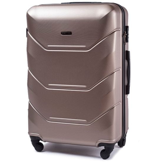 Wings Cestovní kufr skořepinový W17,bronzový,malý,50x32x20