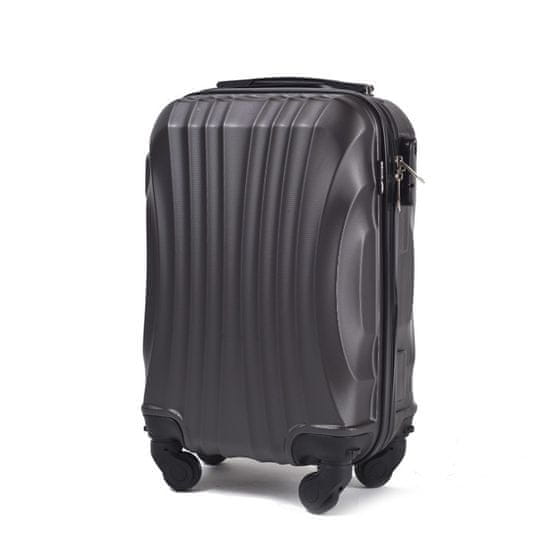Wings Cestovní kufr skořepinový W19,grafit,palubní,50x32x20