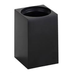 BEMETA BEMETA GAMMA: Náhradní nádoba pro WC štětku, hranatá, černá 131567452 - Bemeta