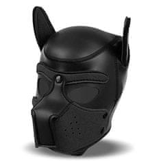 INTOYOU BDSM LINE INTOYOU Neoprene Dog Mask (Black), fetish maska pes