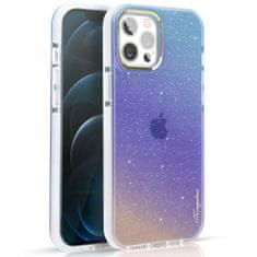Kingxbar Ombre Series silikonové pouzdro na iPhone 13 Pro 6.1" Blue & purple