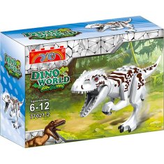 Figurka Jurský park Tyrannosaurus Rex bílý kompatibilní 12cm