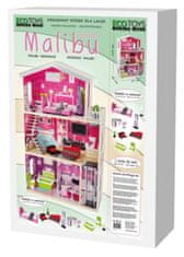 EcoToys Domeček pro panenky Malibu s vybavením
