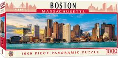 MasterPieces Puzzle Boston, USA - PANORAMATICKÉ PUZZLE