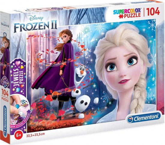 TWM puzzle Frozen II junior karton 104 dílků
