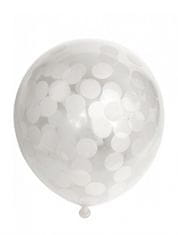 TWM 12 cm latexové bílé latexové balónky 6 ks