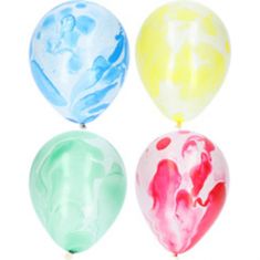 TWM Mramorové balónky 30 cm latex 6 kusů