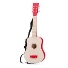 TWM kytara De Luxe junior 64 cm světle hnědá / červená