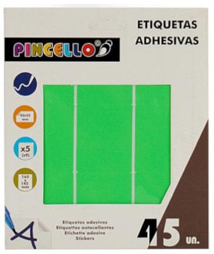 TWM samolepicí etikety 43 x 52 mm zelený papír