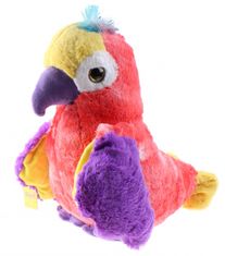 TWM Velký papoušek Eyejunior 43 cm plyšový růžový / fialový / žlutý