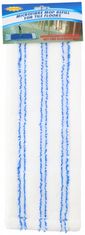 TWM mop 46 x 16 cm z mikrovlákna bílý/modrý