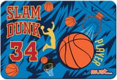 TWM Basketbalová podložka pro juniory 43 x 29 cm modrá / oranžová