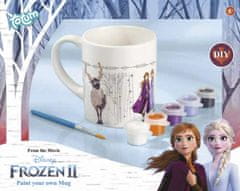 TWM namaluj si svůj pohár Frozen II Girls bílou 3dílnou