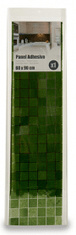 TWM samolepka na zeď vzor dlaždice 60 x 90 cm světle / tmavě zelená