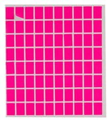 TWM samolepicí etikety 12 x 18 mm, papír, růžová 400 ks