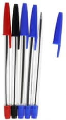 TWM Základní gelová pera modrá / červená / černá 5 ks