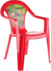 TWM vysoká židle Jungle 51 cm červená