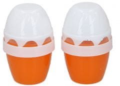 TWM Vanilkový osvěžovač vzduchu 140 gramů bílý/oranžový 2 ks.