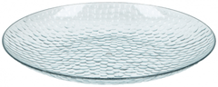 TWM jídelní talíř 25 cm polystyren transparentní