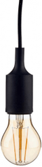 TWM objímka žárovky 9,7 x 12 cm E27 černá 6dílná