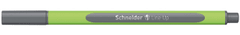 TWM Line-Up jemná linka 0,4 mm 16 cm guma jablkově zelená / šedá