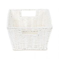 TWM Etna úložný košík tkaný v bílé barvě
