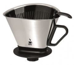 TWM Kávový filtr Angelo 18,3 x 15,8 cm ocelově stříbrný