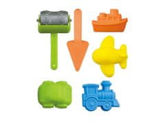 TWM 6dílné vícebarevné plážové hračky 16 cm