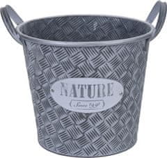 TWM dekorativní kbelík 10 litrů ocelový