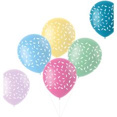 TWM Sypání pastelové 33 cm latexové balónky 6 ks