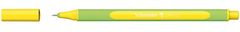 TWM Line-Up jemná linka 0,4 mm 16 cm, gumová zelená / žlutá