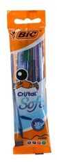 TWM Cristal Soft kuličkové pero 15 cm 1,2 mm 4 ks