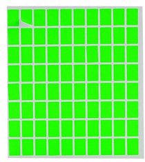 TWM samolepicí etikety 12 x 18 mm zelený papír 400 ks