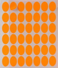 TWM samolepicí štítky 17 x 24 mm oranžový papír 210 ks