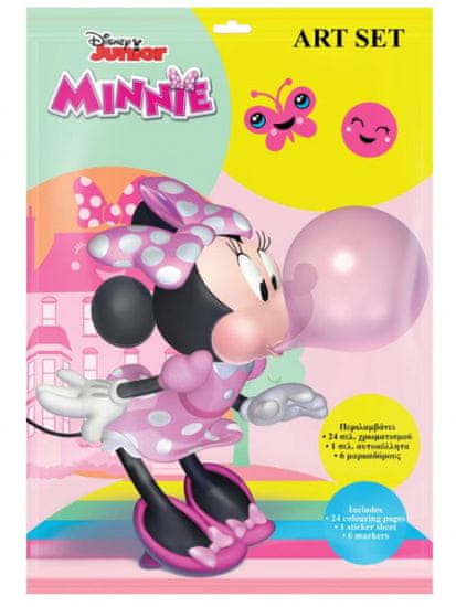 TWM Omalovánka Minnie girls růžový papír 26 ks